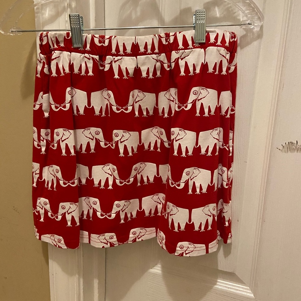 Red Elephant skirt